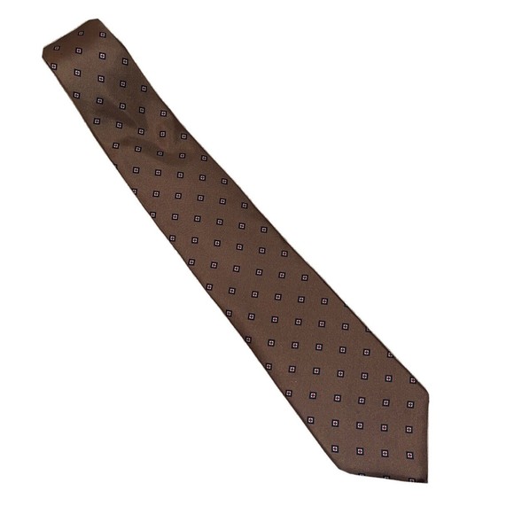 Vintage Givenchy Monsieur Geometric Patterened Classic Silk 57” Tie Italy - Picture 2 of 8